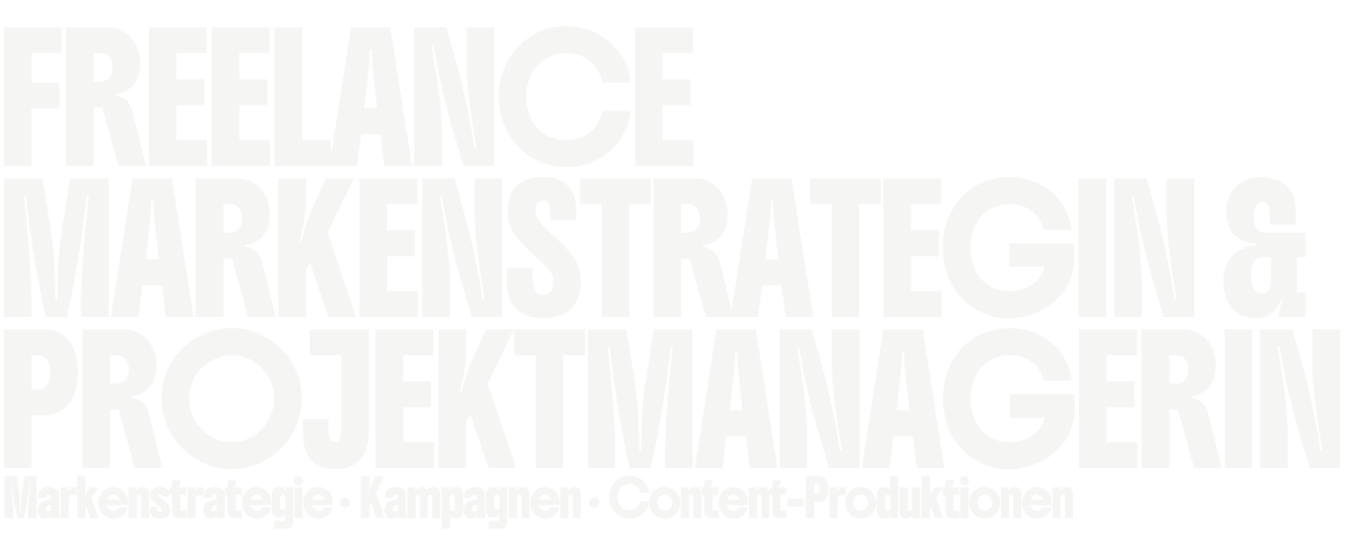 Daniela Blöcker – Freelance Markenstrategie und Projektmanagerin. Markenstrategie I Kampagnen I Content-Produktionen