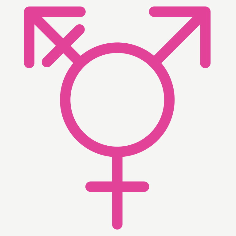 Icon Diversität (alle Genders) als Symbol für Inklusion und Diversität